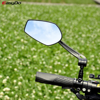 EasyDo Bicycle Rearview Handlebar Mirrors 360 Degree Rotate Cycling Rear View MTB Bike Handle Rearview Mirror