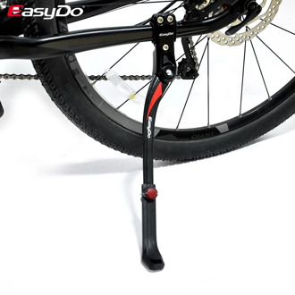 EasyDo Bike Kickstand Adjustable Aluminum Alloy Bike Side kick Stand Mountain Bike Parking Rack Bicycle Stand