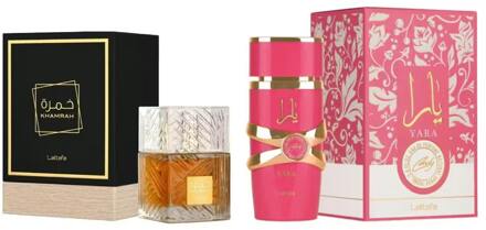 Eau de Parfum Lattafa Khamrah & Yara Candy 100 ml + 100 ml