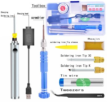 Ebakey5V 8 W Soldeerbout Draadloze Opladen Soldeerbout Mini Draagbare Batterij Soldeerbout Met Usb Lassen Enhanced Edition