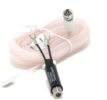 EBayson FM antenne 300 ohm BAL transformator F typ antenne voor Yamaha Natuurlijke Geluid Stereo Ontvanger