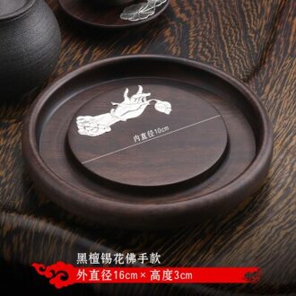 Ebbenhout Mat Pot Lager Isolatie Pot Theepot Licht Groen