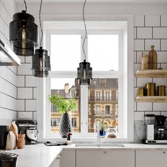 Ebbot hanglamp, rookgrijs, Ø 20 cm rokerig grijs