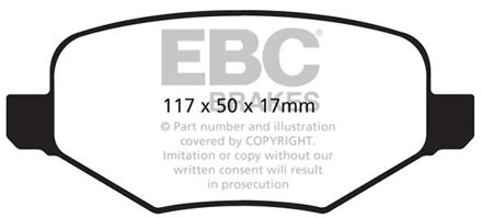 EBC Ultimax OE Remblokkenset, schijfrem DP1826