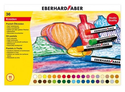 Eberhard Faber 36x luxe krijt stiften - Krijtstiften Multikleur