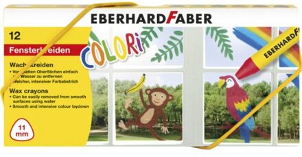 Eberhard Faber Raamkrijt Eberhard Faber etui a 12 stuks assorti