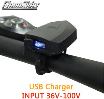 Ebike Elektrische Fiets Stuur Usb-poort 5V Lader Ingang 36V 48V 72 V-100 V Uitgang 5V 2A