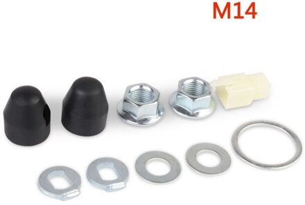 Ebikes Hub Motor As M12/ M14 Lock Moer Lock Washer Spacer Moer Cover Ebike Schroefdop Voor Motoren Met 12/14Mm As Bicicleta M14 voorkant