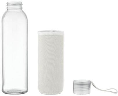 Ebor gerecycled glazen fles van 500 ml Beige - One size