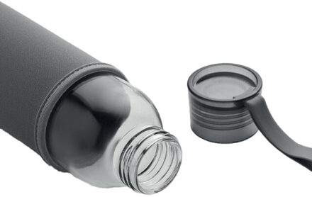 Ebor gerecycled glazen fles van 500 ml - maat One size Grijs