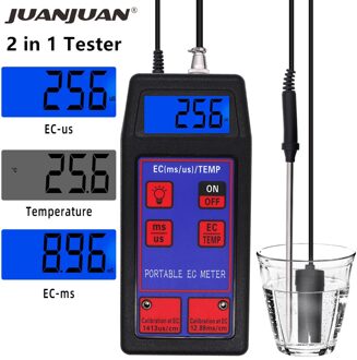 EC-8423 Digitale Ec Meter 2 In 1 Temp Ec Tester Geleidbaarheid Meter Water Test Tool Voor Zwembad Water Drinken aquarium 40% Off