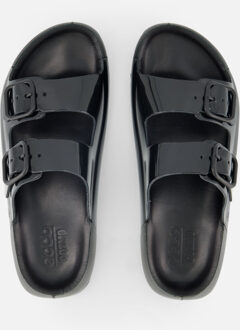 Ecco Cozmo Slippers zwart Leer - 36,37,38,39,40,41,42,43