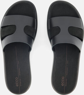 Ecco Flowt Slippers zwart Leer - 36,37,38,39,41,42