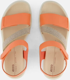 Ecco Flowt W Sandalen oranje Leer Rood - 40,41