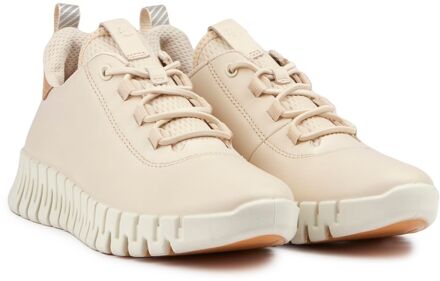 Ecco Gruuv Sneakers Dames beige - zilver - 39