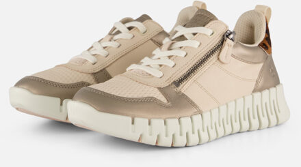 Ecco Gruuv Sneakers wit Synthetisch Beige - 36,37,38,39,40,41,42,43