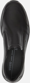 Ecco Irving Instappers zwart Leer - 50