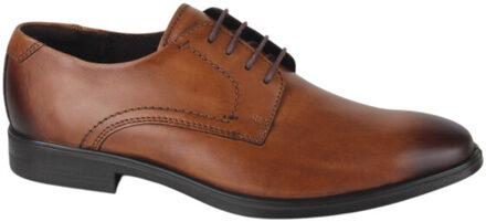 Ecco Melbourne veterschoenen cognac - Maat 41