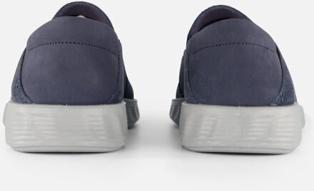 Ecco S Li Hybrid Instappers blauw Suede - 44,45,46