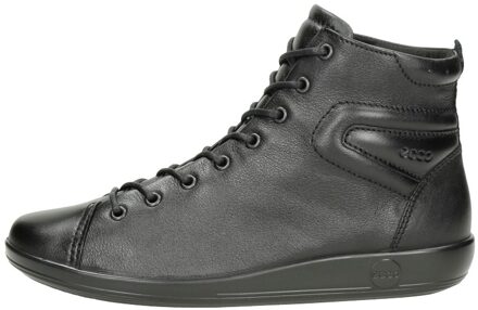 Ecco SOFT 2.0 dames Veterboot - Zwart - Maat 36