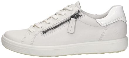 Ecco Soft 7 Side Zip Lace Wit - 39