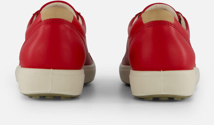 Ecco Soft 7 W Sneakers rood Leer - 36