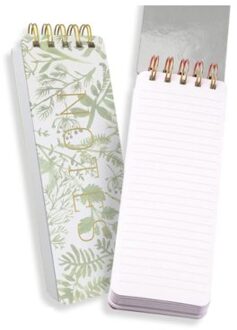 Èccolo notitieblok met spiraal, formaat 8 x 23 cm., gelinieerd,