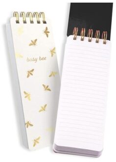 Èccolo notitieblok met spiraal, formaat 8 x 23 cm., gelinieerd,