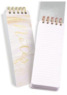 Èccolo notitieblok met spiraal, formaat 8 x 23 cm., gelinieerd,