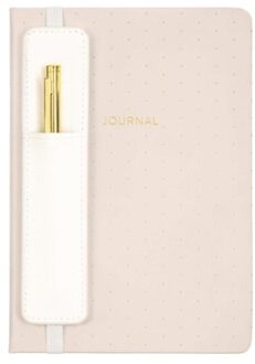 Èccolo notitieboek met pen, formaat 15 x 20 cm., gelinieerd, kleur roze