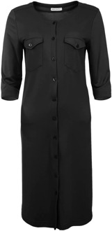 Ecey blouse long Zwart - 34