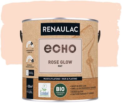 Echo Bio Muurverf - Mat - Roze - 2,5l
