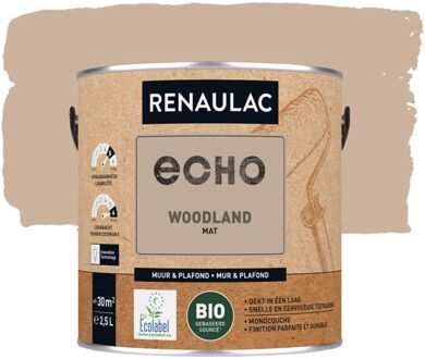 Echo Bio Muurverf - Mat - Taupe - 2,5l