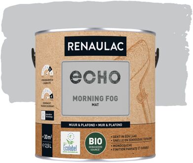 Echo Bio Muurverf - Mat - Zilver - 2,5l