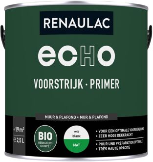 Echo Bio Primer - Muur En Plafond - Mat Wit - 2,5l
