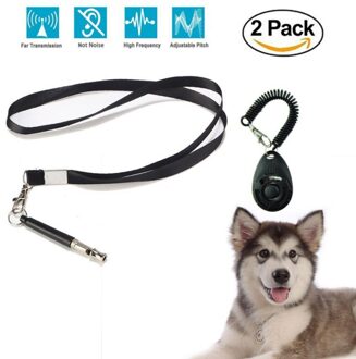 Echografie Hond Whistle Pet Training Zingen Hond Fluitje Clicker Training Combinatie Stopt Huilende Geavanceerde Pitch