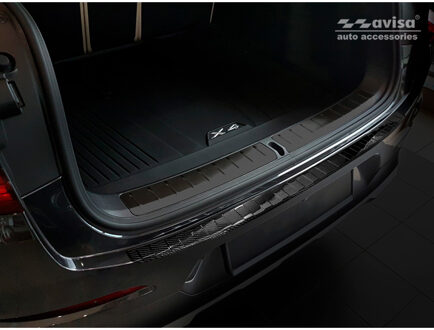 Echt 3D Carbon Achterbumperprotector passend voor BMW X4...