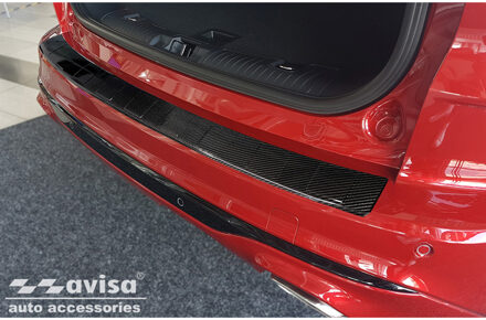 Echt 3D Carbon Achterbumperprotector passend voor Ford Kuga...