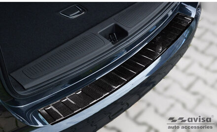 Echt 3D Carbon Achterbumperprotector passend voor Opel Astra...