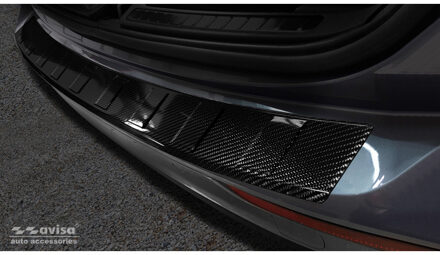 Echt 3D Carbon Achterbumperprotector passend voor Volvo V60...