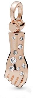 Echt 925 Sterling Zilveren Kralen Rose Vrouwelijke Empowerment Hanger Charm Fit Pan Armband & Ketting Vrouwen Diy Sieraden