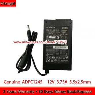 Echt ADPC1245 12V 3.75A 45W Ac Adapter Voor Iiyama Monitor E2271HDS 239C4Q 227E4QH