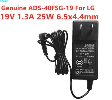 Echt ADS-40FSG-19 19V 1.3A 25W 6.5X4.4Mm Ac Power Supply Adapter Oplader Voor Lg LCAP26-E E1948S e2242C E2249 24M35DB Monitor