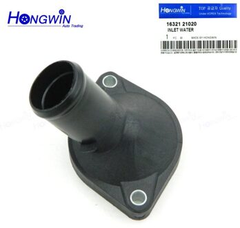 Echt Geen.: 16321 21020 Koelvloeistof Thermostaat Behuizing Water Inlaat Past Toyota EchoiA xA xB Yaris 06-18 Scion Echo 06- 16 Model