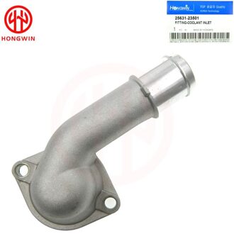 Echt No.25631-23501 Aluminium Thermostaat Behuizing Cover Past Hyundai Tucson Elantra Kia Soul Sportage 2.0L 25631 23501 311-0050