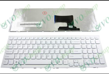 Echt Notebook Laptop toetsenbord voor Sony Vaio VPC-EH VPCEH PCG-71911L PCG-71912L PCG-71913L-71914L-71811L-71811 M wit