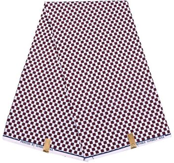 Echte Doek Wax Polyester Afrikaanse Waxprint Ankara Wax Voor Vrouwen Party Dress 6 Yards Bazin tissu