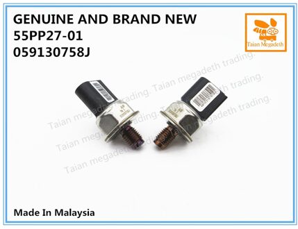 ECHTE EN GLOEDNIEUWE DIESEL BRANDSTOF RAIL DRUKSENSOR 55PP27-01, 059130758J