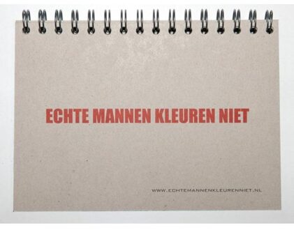 Echte mannen kleuren niet - Boek Jan Maarten Groen (9082377829)
