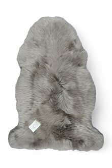 Echte paddenstoel schapenvacht zijdezacht natuurlijk zacht pluizig echt wollen tapijt Bruin